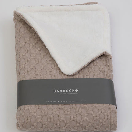 Coperta per lettino Bamboom Honey Sand 100x150cm