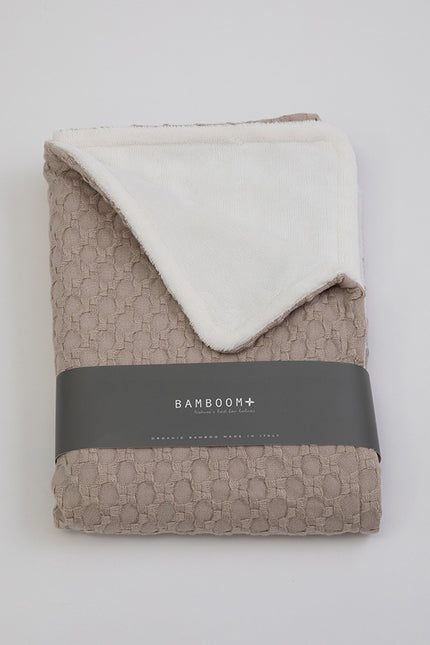 Coperta per lettino Bamboom Honey Sand 100x150cm