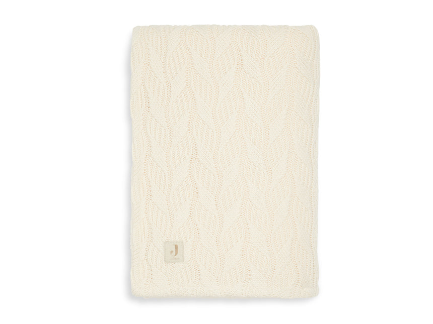 Coperta da letto Jollein Spring Knit Ivory 100x150cm