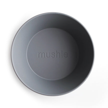 Mushie Baby Bowl Round Smoke 2pcs