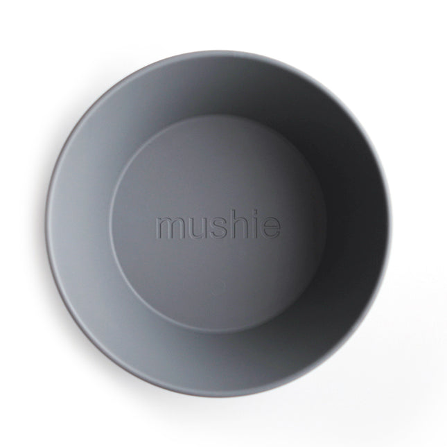 Mushie Baby Bowl Round Smoke 2pcs