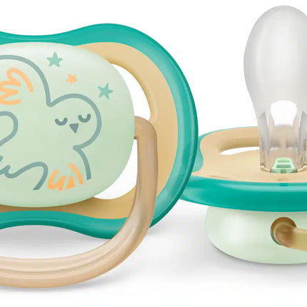 Philips Avent Ciuccio +0 mesi Air Night Star/Owl