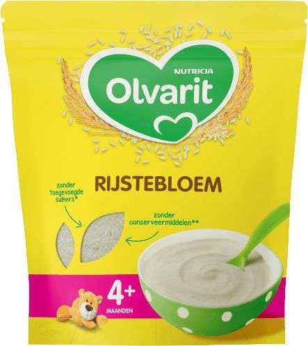 Olvarit Alimenti per bambini Farina di riso 4+ mesi