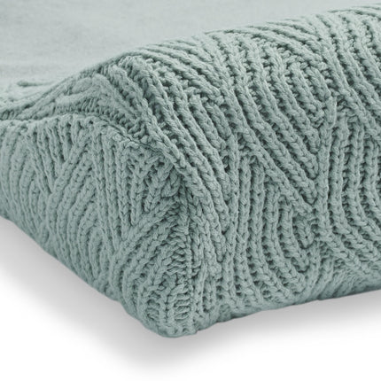 Jollein Coprifasciatoio River Knit Ash Green 50x70cm