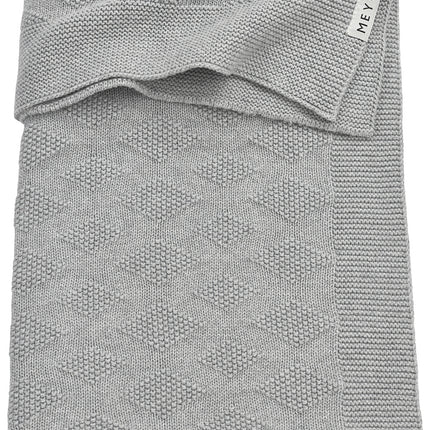 Meyco Coperta per lettino Diamond Grey Melange