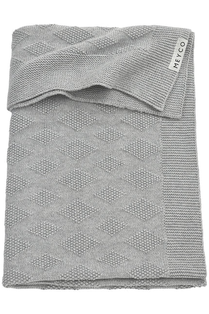 Meyco Coperta per lettino Diamond Grey Melange