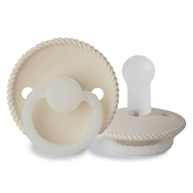 Tettarella Frigg Taglia 2 Corda Crema Notte in Silicone