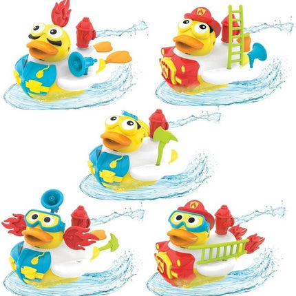 Yookidoo Giocattolo da bagno Jet Duck Fireman