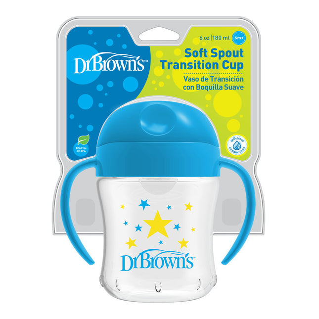 Il dott. Tazza Brown's Drinking blu 180ml con beccuccio morbido