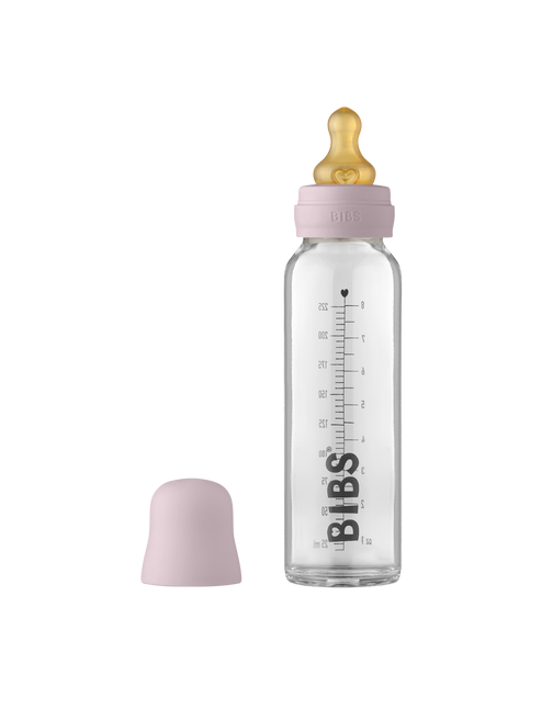 BIBS Biberon in vetro 225ml Lilla scuro