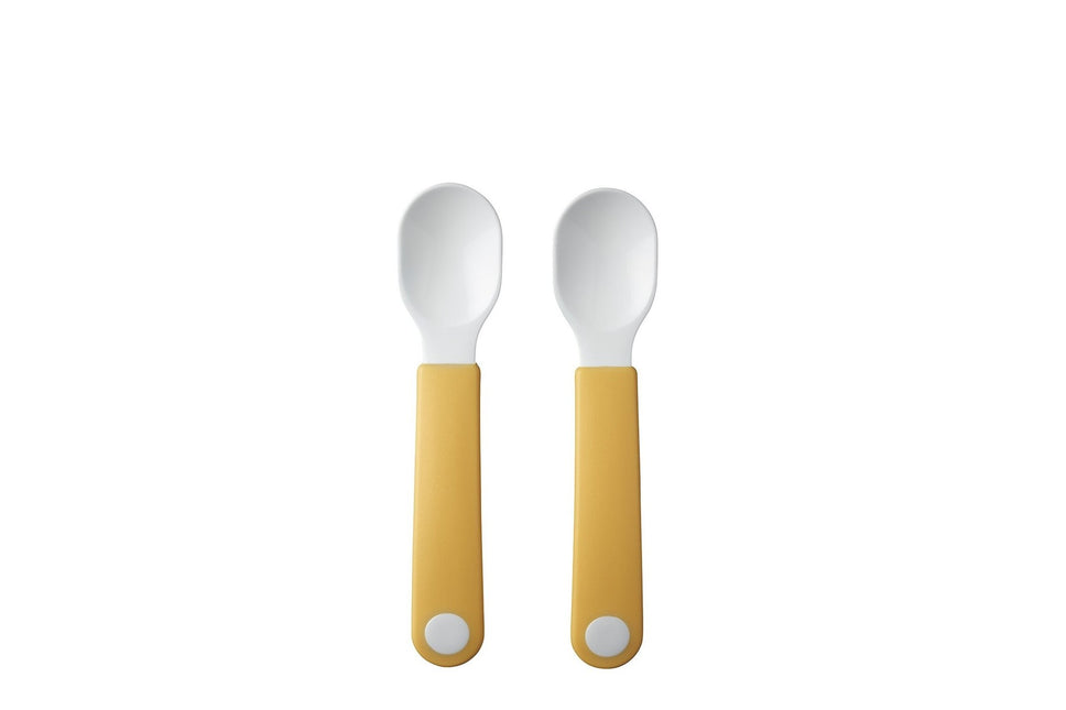 Mepal Baby Spoon Practice Set Mio 2 pezzi Giallo