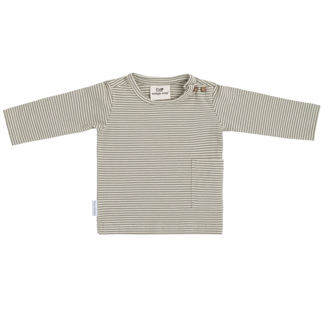 Baby's Only Baby Shirt Stripe Verde Urbano