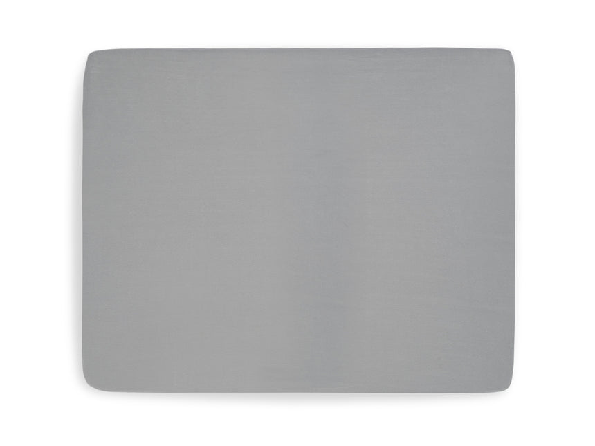 Lenzuolo Jollein Jersey Box Materasso Grigio Tempesta 75x95cm