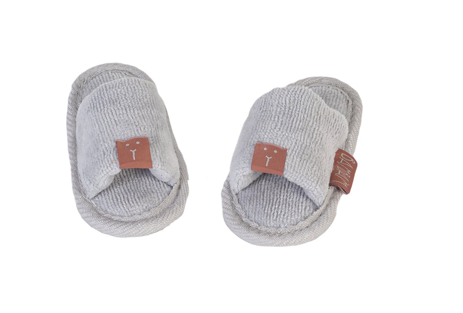 BamBam Babyshoes Pantofola Organica Grigio