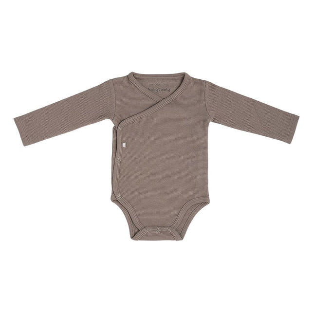 Baby's Only Romper a maniche lunghe Pure Mocha