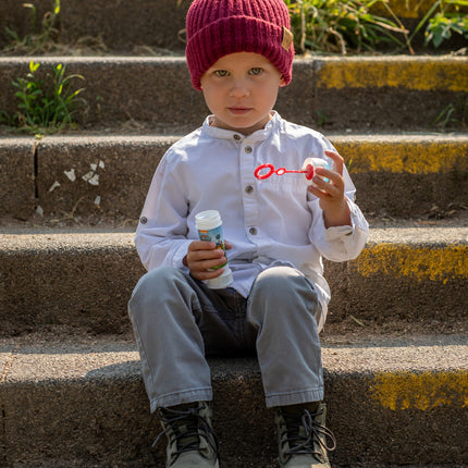 Cappello da bambino olandese invernale Bordeaux