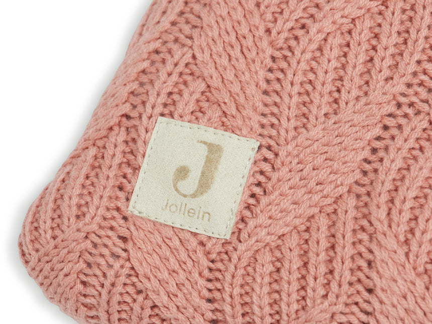 Coprifasciatoio Jollein Spring Knit Rosewood 75x85cm