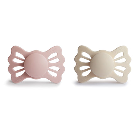 Tettarella Frigg Taglia 2 Lucky Crema/Blush Silicone Confezione da 2 pezzi