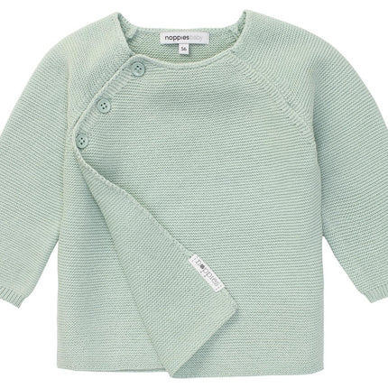 Noppies Baby Cardigan Pino Grigio Menta Melange