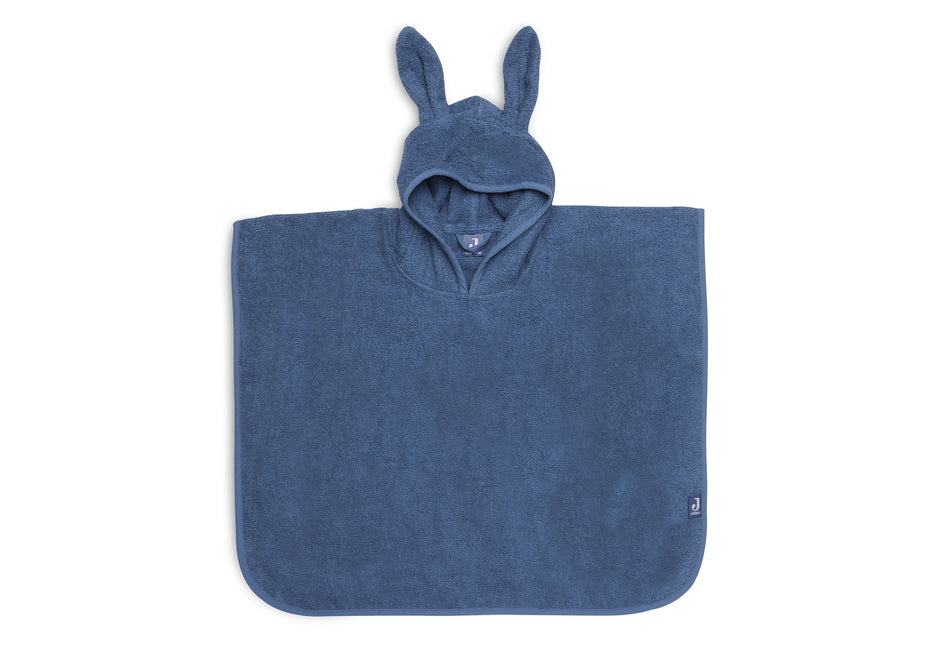 Jollein Bathponcho Con Orecchie Jeans Blu