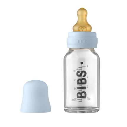 BIBS Biberon in vetro 110ml Baby Blue