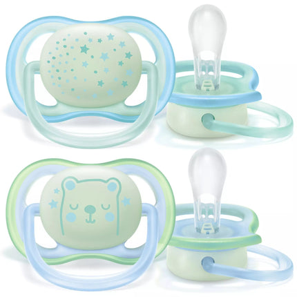 Philips Avent Ciuccio Air Night Mix +0Mnd 2 pezzi