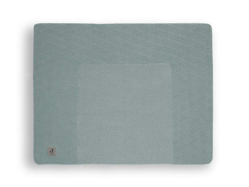 Coprifasciatoio Jollein River Knit Ash Green 75x85cm