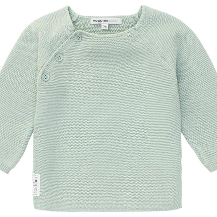 Noppies Baby Cardigan Pino Grigio Menta Melange