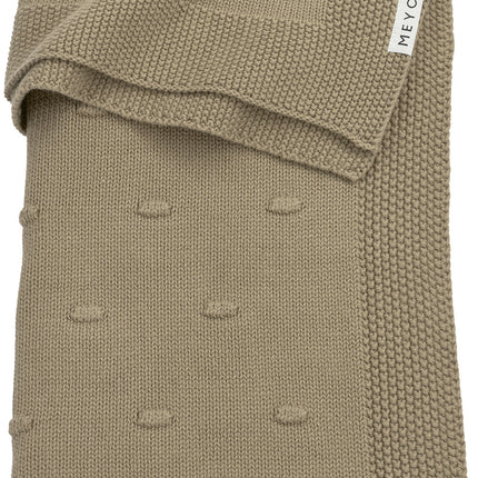 Meyco Coperta Culla Nodi Taupe