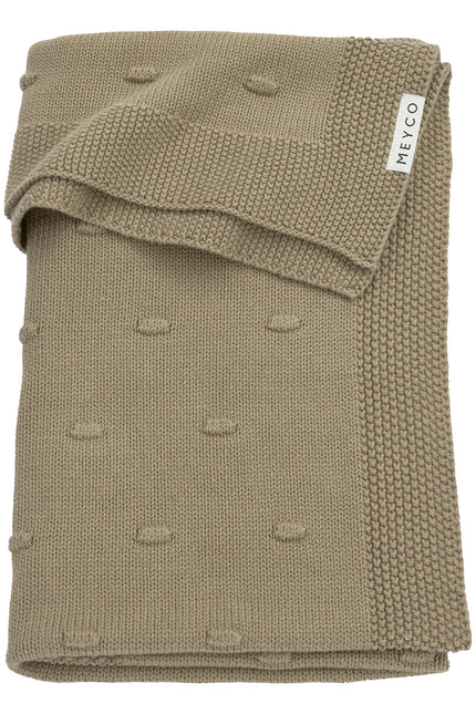 Meyco Coperta Culla Nodi Taupe