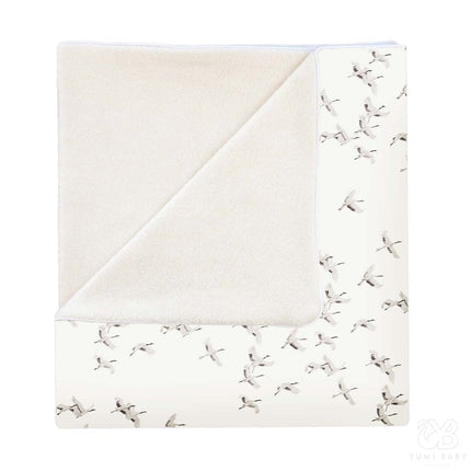 Lenzuolo per lettino Yumi Baby Cranebirds 100x150cm