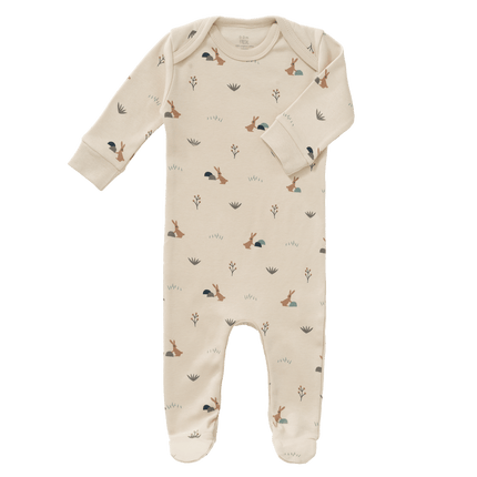 Fresk Baby Pyjama Rabbit Met Voeten Sandshell - Fresk - Babywinkel - 8720574693416