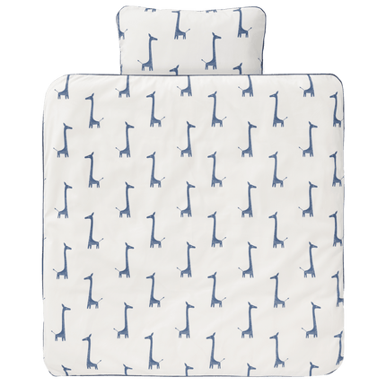 Fresk Dekbedovertrek Giraf Indigo Blue 80x80cm - Fresk - Babywinkel - 8719638232616