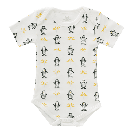 Fresk Romper Korte Mouw Pinguin - Fresk - Babywinkel - 8719638237444