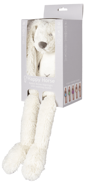 Happy Horse Knuffel Ivory Rabbit Richie met Nachtlampje en Geluid 34cm - Happy Horse - Babywinkel - 8711811105021