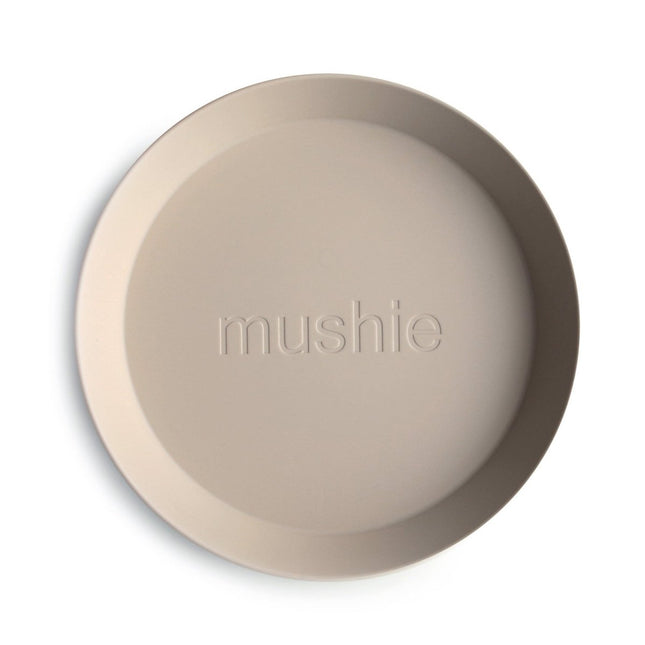 Mushie Baby Bordje Rond Vanilla 2st - Mushie - Babywinkel - 7426999780571