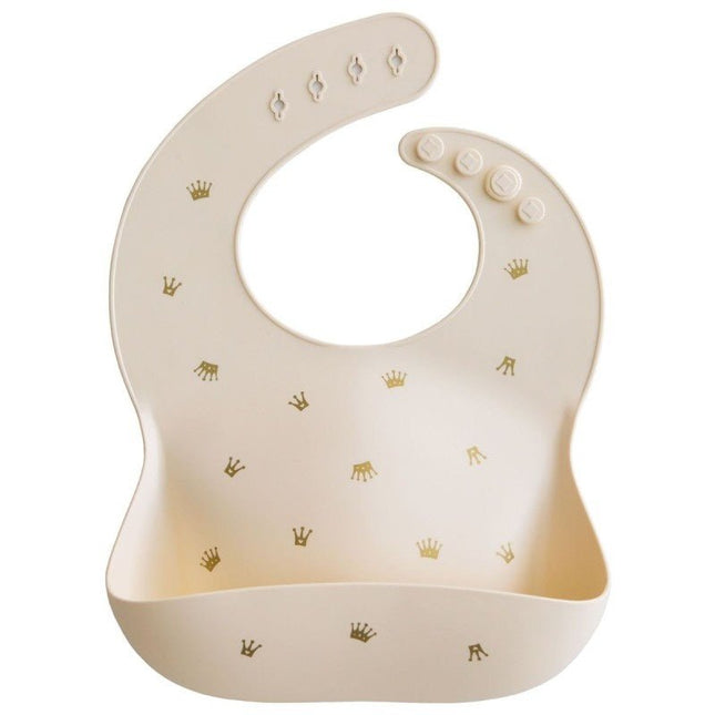 Mushie Slabbetje Siliconen Crowns - Mushie - Babywinkel - 810052467702