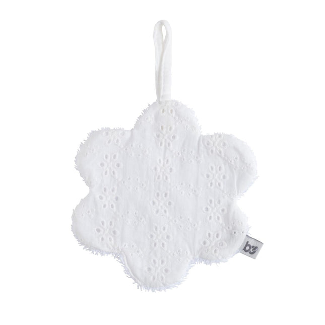 Panno per succhietti Baby's Only Flower Calm Bianco