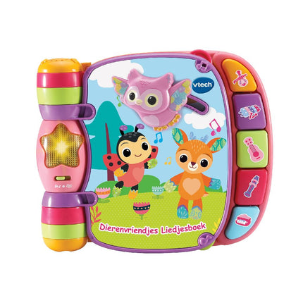 Vtech Baby Boekje Dierenvriendjes Liedjes Roze - Vtech - Babywinkel - 3417761667828